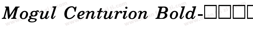 Mogul Centurion Bold字体转换